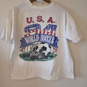 Vintage USA 1994 World Soccer Tee Size XL